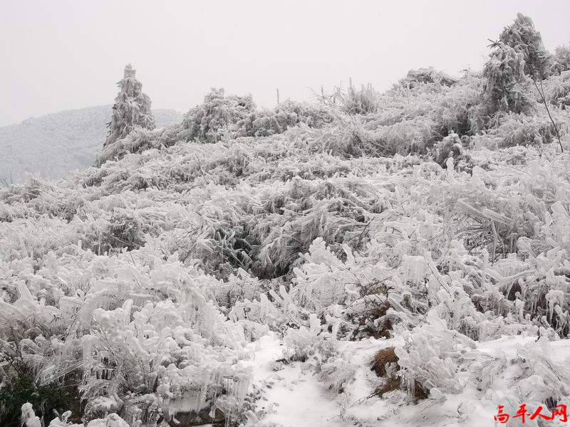 雪山一角