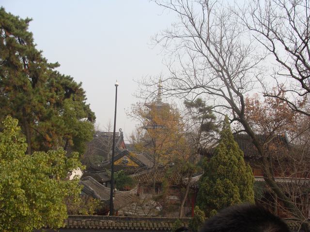 寒山寺的全景